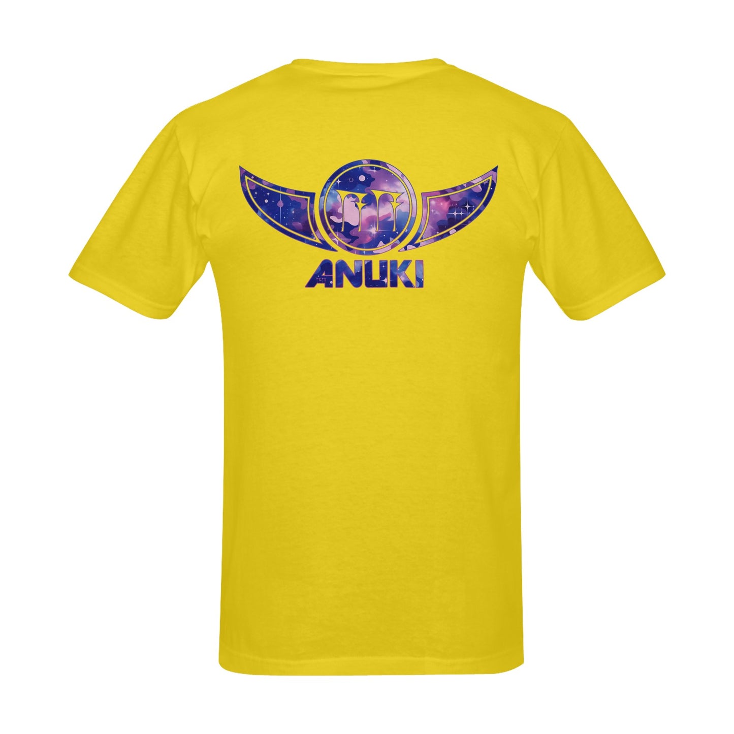 The AnukiCamo Blue T-Shirt 001 (Yellow)