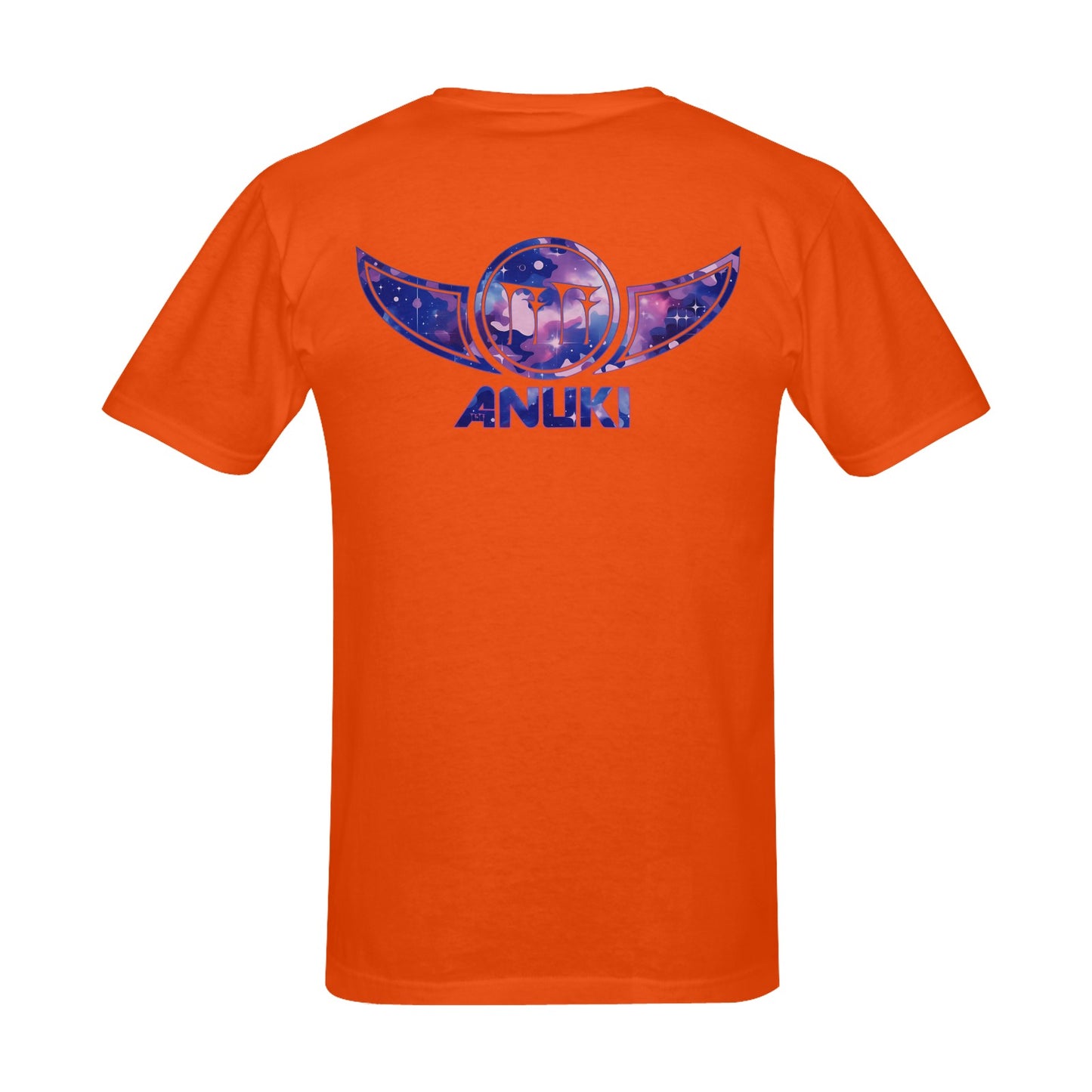 The AnukiCamo Blue T-Shirt 001 (Orange)