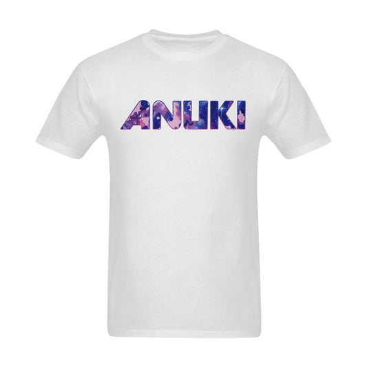 The AnukiCamo Blue T-Shirt 001 (White)