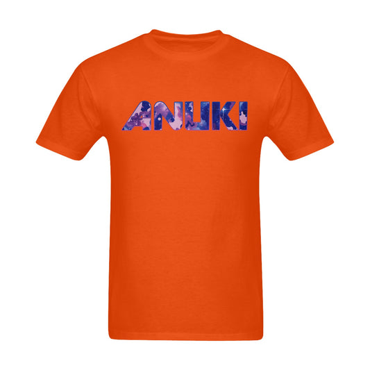 The AnukiCamo Blue T-Shirt 001 (Orange)