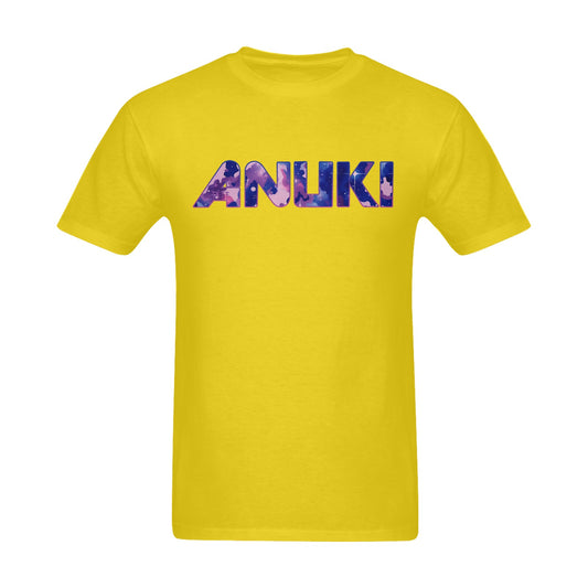 The AnukiCamo Blue T-Shirt 001 (Yellow)